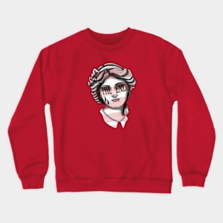 THE END GIRL old school tattoo Crewneck Sweatshirt